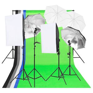vidaXL Fotostudijos ap&scaron;vietimo rinkinys