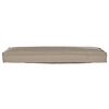 vidaXL Pallet pagalvių rinkinys 2 pcs Taupe 120 x 40 x 8 cm