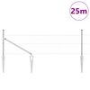 vidaXL Tvorelės stulpas Sidabro 25 x 0,5 m (50 mm tinklas) Plienas