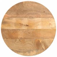 vidaXL Stalviršis, 50x2,5cm, mango medienos masyvas, apskritas