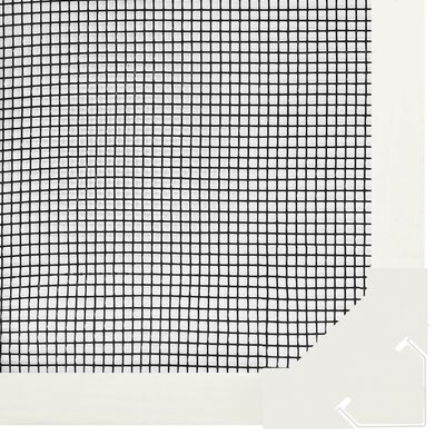 vidaXL Magnetinis tinklelis nuo vabzdžių langams, baltas, 80x120cm