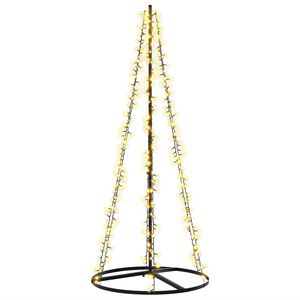 vidaXL LED kalėdinė eglutė EKENAS 165 cm 540 LED &Scaron;ilta balta Plienas