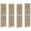 vidaXL Spintelės durys su durimis 4 pcs Natūrali 140,5 x 2,1 x 39,5 cm