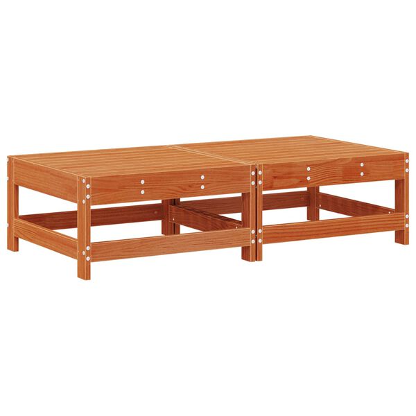 vidaXL Sodo kojų atrama Tvirtas pu&scaron;ies medis Va&scaron;ko Ruda