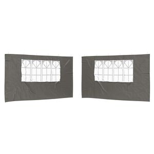 vidaXL &Scaron;ventinės palapinės &scaron;oninė siena 2 pcs 400 x 195 cm Antracito