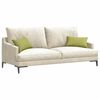 vidaXL Sofa Pagalvės 2 pcs &Scaron;viesiai žalia 50 x 30 cm audinys