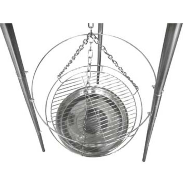 vidaXL Lauko Griliai Nerūdijantis Plienas