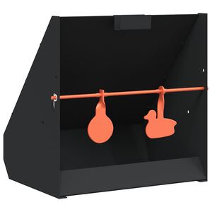vidaXL &Scaron;ratų gaudyklė Juoda 31 x 23 x 31,5 cm Plienas