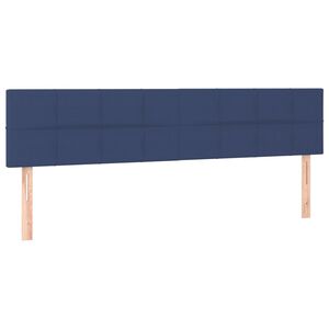 vidaXL Galvūgaliai, mėlynas, 180x5x78/88 cm, audinys