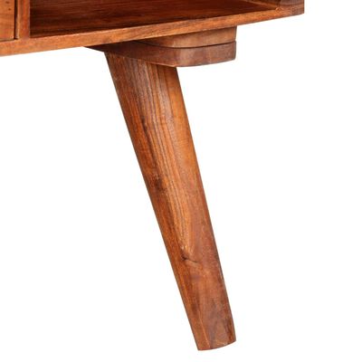 vidaXL Kavos staliukas, 85x50x41cm, akacijos medienos masyvas