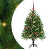 vidaXL Kalėdų eglutė su 150 LED s stovu Žalia 120 cm PE
