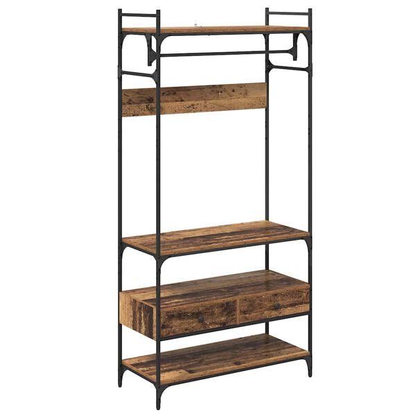 vidaXL Spinta Sena mediena 89 x 39 x 184.5 cm Apdirbta mediena