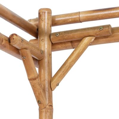 vidaXL Pergolė, bambukas, 195x195x195 cm