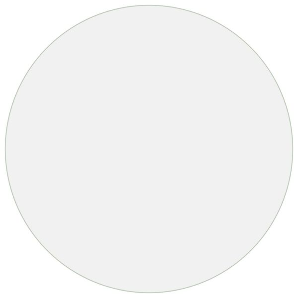 vidaXL Stalo apsauga, permatoma, 100cm skersmens, 1,6 mm, PVC