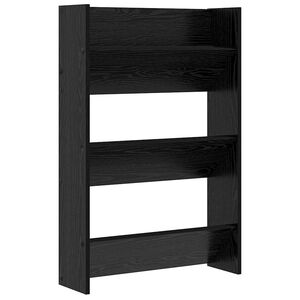 vidaXL Batu skrynia 60 x 18 x 90 cm Apdirbta mediena Juodojo ąžuolo