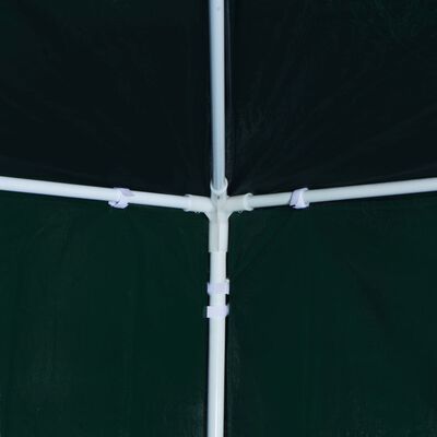 vidaXL Proginė palapinė, žalia, 3x12 m