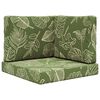 vidaXL Lauko sofa pagalvėlė Poliesteris Lapų dizainas 60 x 60 cm