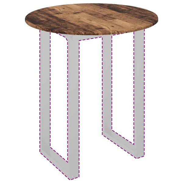 vidaXL Stalo vir&scaron;us Sena mediena 80 x 80 x 1,5 cm Apdirbta mediena