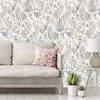 DUTCH WALLCOVERINGS Tapetai, smėlio spalvos, su lapais ir tukanais