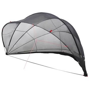 vidaXL Baseino kupolas Juoda 546 x 516 x 250 cm