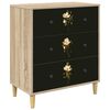 vidaXL I&scaron;traukalas spinta BREMEN Magnolijų ra&scaron;tas 66 x 36,5 x 75 cm