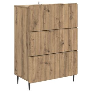 vidaXL Stalčių spintelė 66 x 34,5 x 92 cm Apdirbta mediena
