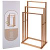 Bathroom Solutions Bambuko rank&scaron;luosčių kabykla su 3 strypais