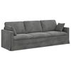 vidaXL Sofa Tamsiai pilka 228 x 78 x 80 cm Aksomas
