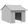 vidaXL &scaron;unų namelis su stogu 83x130x85 cm cinkuoto plieno