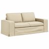 vidaXL Sofa 2 pcs Kreminė 182 x 80 x 82 cm audinys