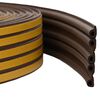 vidaXL Savipolimerinis langų sandariklis Ruda 9 x 6 mm 25 m EPDM putos