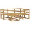 vidaXL Lauko sofos komplektas 5 pcs Balta 59 x 59 x 37 cm