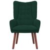 vidaXL krėslas Tamsiai žalia 63 x 67 x 94 cm Aksomas