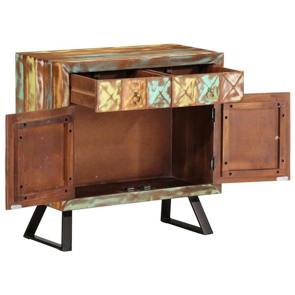 vidaXL stalčių spintelė įvairiaspalvė 70x35x70 cm