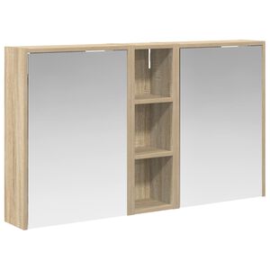 vidaXL Vonios spintos komplektas 3 pcs 106 x 16 x 62,5 cm