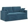 vidaXL Sofa Mėlyna 158 x 78 x 80 cm Aksomas