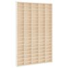 vidaXL Medinė kolekcinė vitrina su 90 skyrių, 50,5x4,5x79 cm