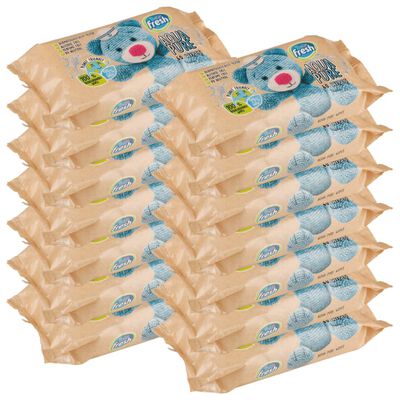 vidaXL Drėgnosios kūdikių servetėlės, 14 pakuočių, 840 servetėlių
