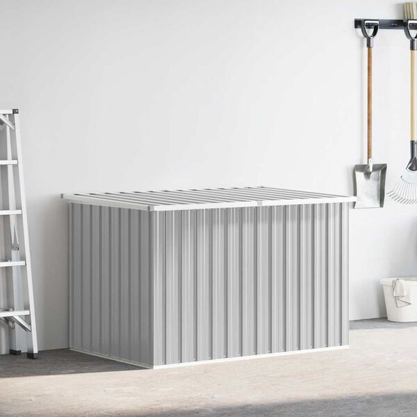 vidaXL Sodo daiktadėžė, pilkos spalvos, 171x99x93cm