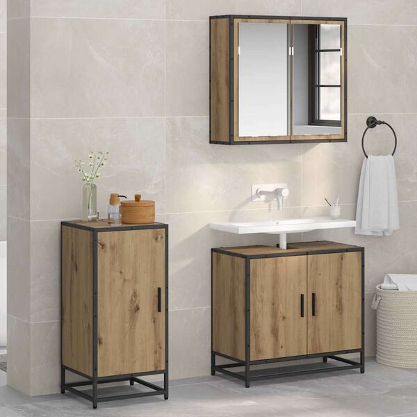 vidaXL Kabalas Amatininkų ąžuolas 35,5 x 35 x 76 cm