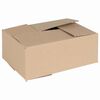 vidaXL Sulankstoma dėžė 50 vnt. Natūrali 25 x 17,5 x 10 cm Kartonas