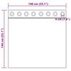 vidaXL Užtemdymo užuolaidos 2 pcs Šviesiai pilka 140 x 140 cm Aksomas