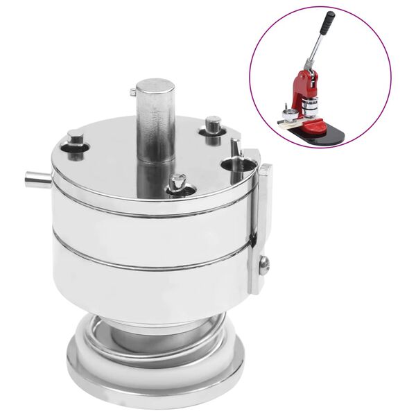 vidaXL Pakeičiama forma ženkliukų gaminimo aparatui, 44mm