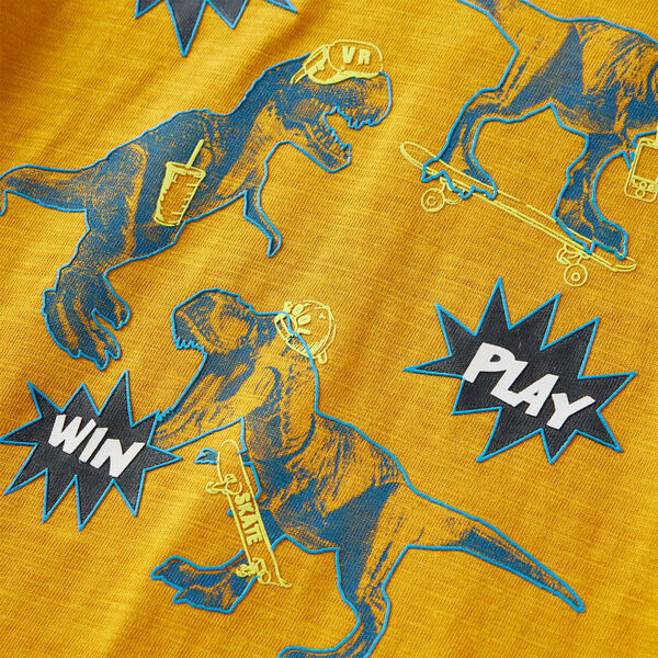 Vaiki&scaron;ki mar&scaron;kinėliai ilgomis rankovėmis, geltonai rudi, 116 dydžio