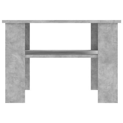 vidaXL Kavos staliukas, betono pilkos spalvos, 60x60x42cm, MDP