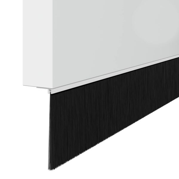 vidaXL Sukabinamų durų &scaron;epetėlių sandarikliai 2 pcs Balta 100 cm