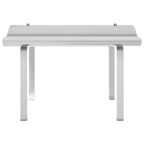 vidaXL Kaminų kepurė Sidabro 59,5 x 50 x 36,5 cm Nerūdijantis Plienas