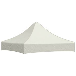 vidaXL Proginės palapinės stogas, kreminės spalvos, 2x2m, 270 g/m&sup2;