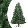 vidaXL Dirbtinė eglutė su &scaron;arnyrinėmis &scaron;akomis/stovu, žalia, 150cm