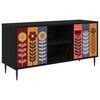 vidaXL Televizoriaus spintelė ESSEN 102 x 33 x 51 cm Juodojo ąžuolo